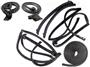 Basic Kit. '81-'87 Buick Regal, '81-'88 Oldsmobile Cutlass Supreme 2-door coupes with T-top roof option. Door (LM 16-JR), T-top main body (TP 5020), T-top side panels (ELP 5020) and trunk (MW00101) seals. 7-piece set.